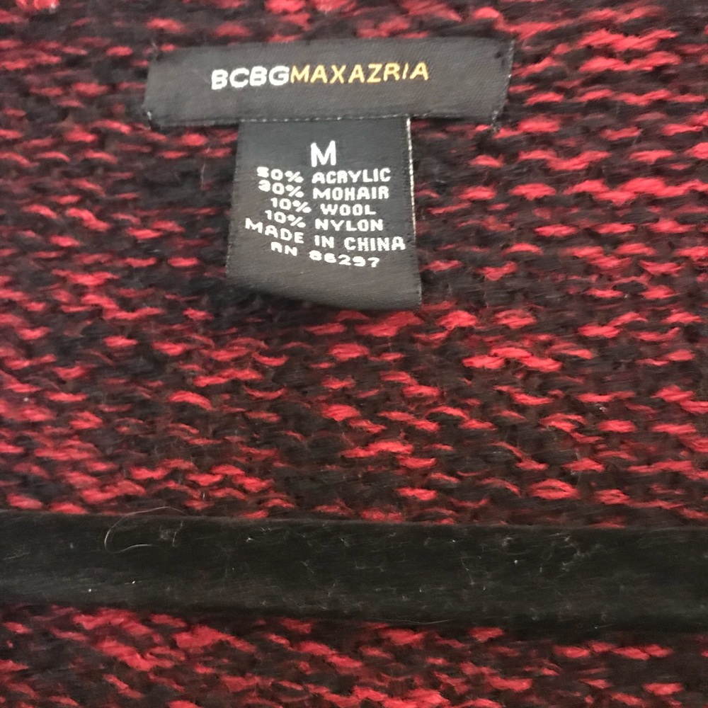 BCBGMaxAzria knee length duster sweater jacket. - Picture 3 of 5